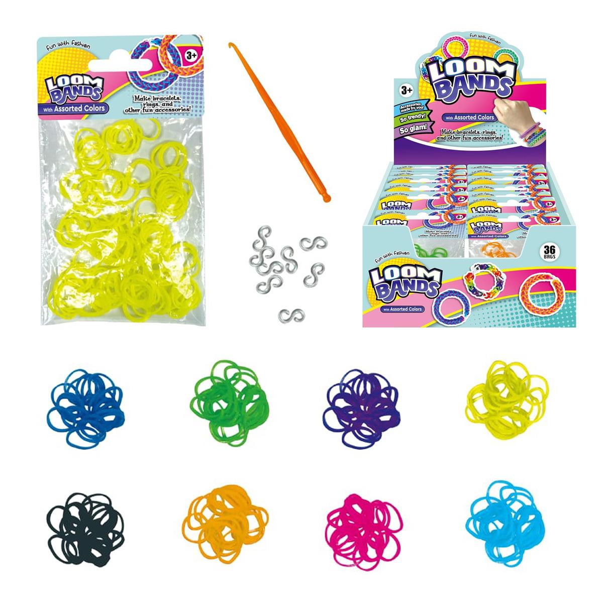 LOOM BANDS BRIGHT COLOR