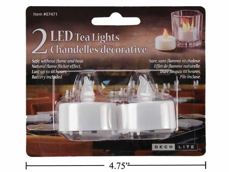 FLICKER LED TEALIGHT wBATTERY