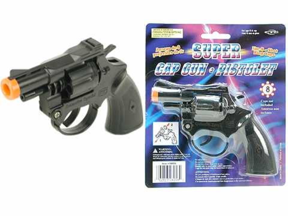 PLASTIC CAP GUN 8 SHOT