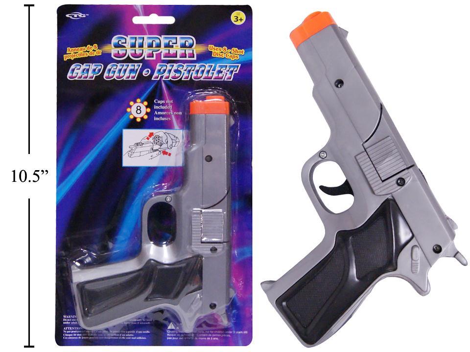 SUPER SHOT CAP GUN SILVER