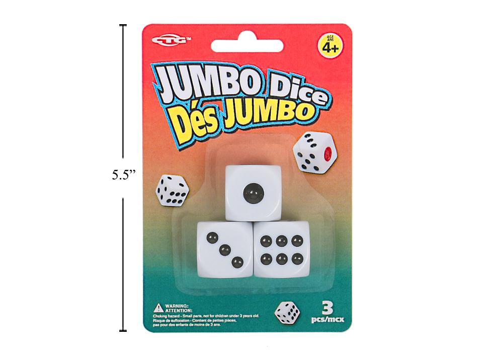 JUMBO DICE ON CARD