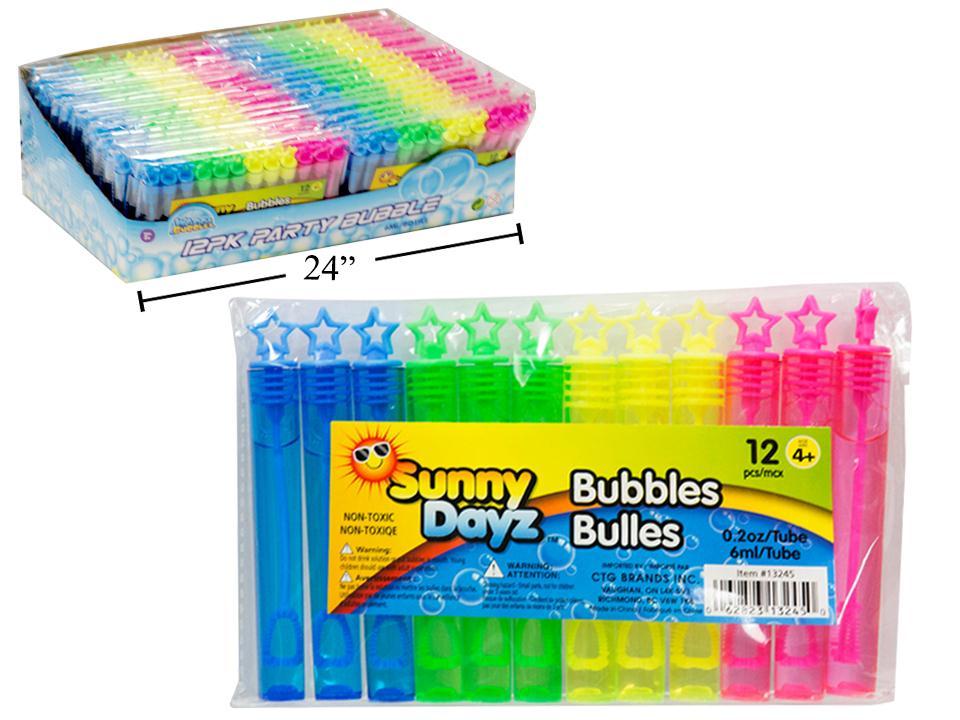PARTY BUBBLE STICKS 12PK