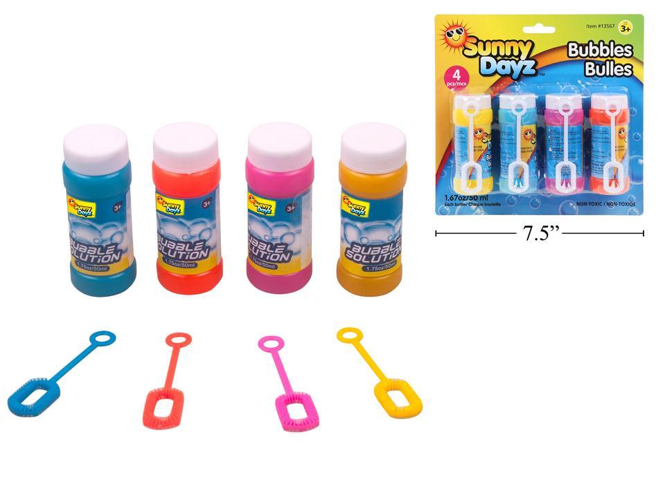 BUBBLES WITH WAND 4PK