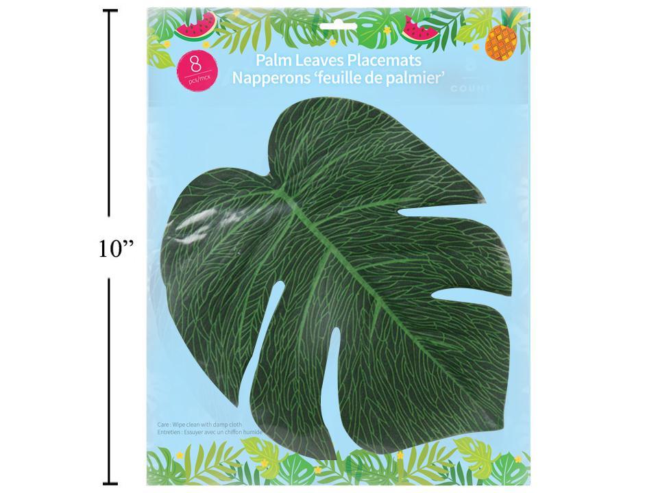 PALM LEAF PLACEMAT SET