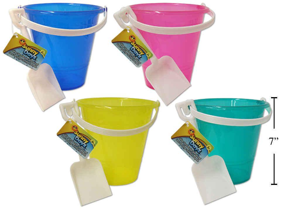 GLITTER PAIL wSHOVEL