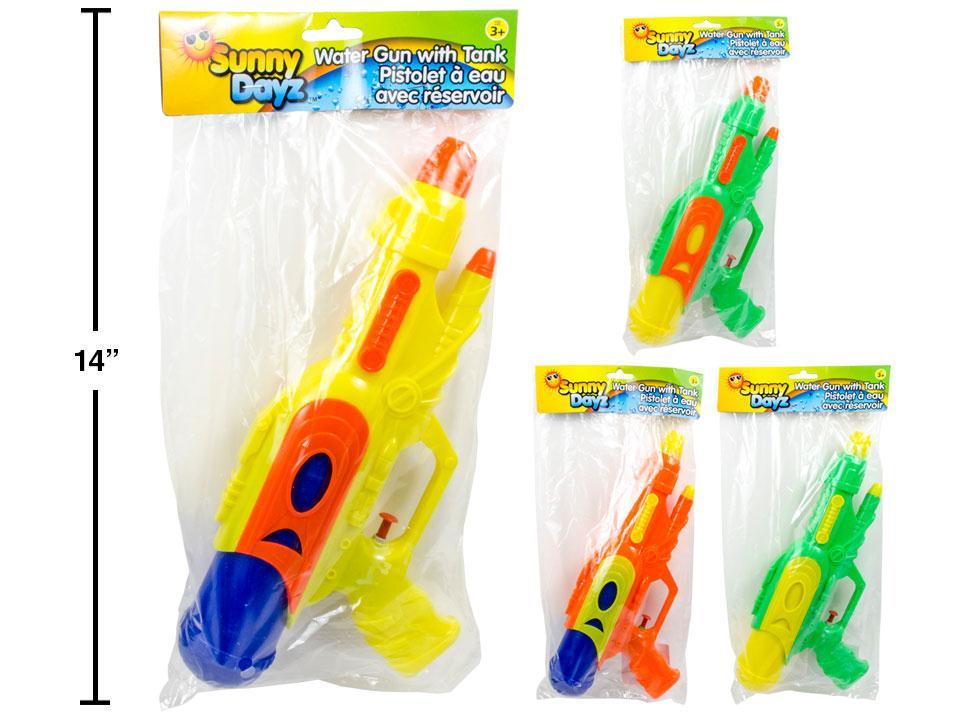 WATER BLASTER GUN wTANK 12.5in