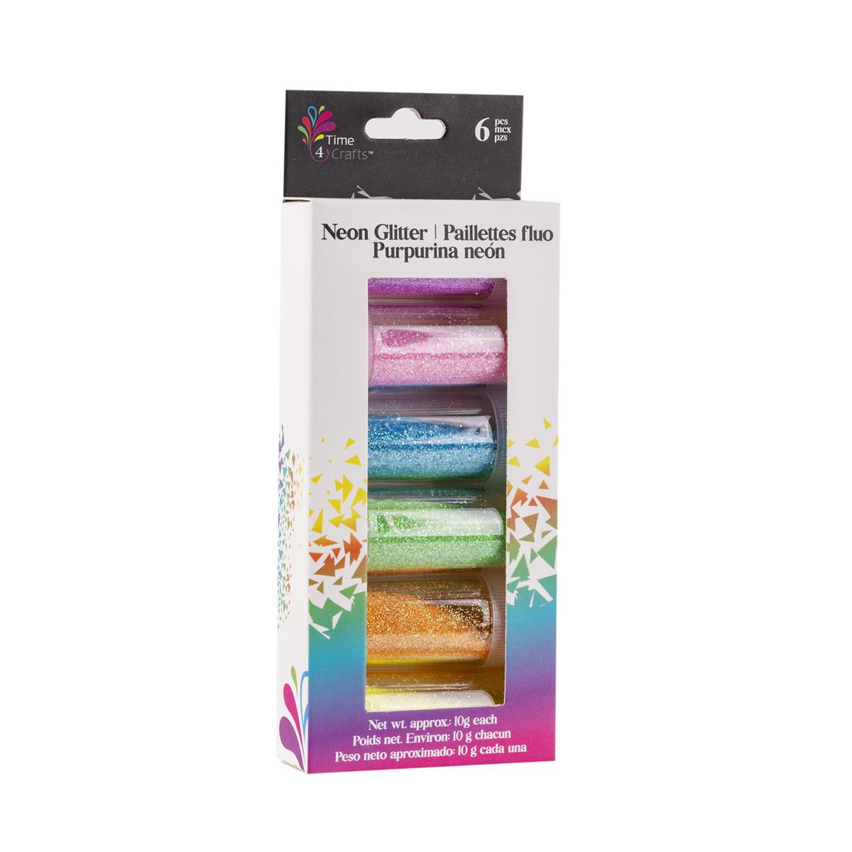 NEON GLITTER 6pk
