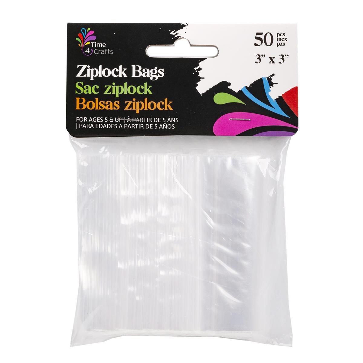 CRAFT ZIPLOCK BAGS 3 x 3IN