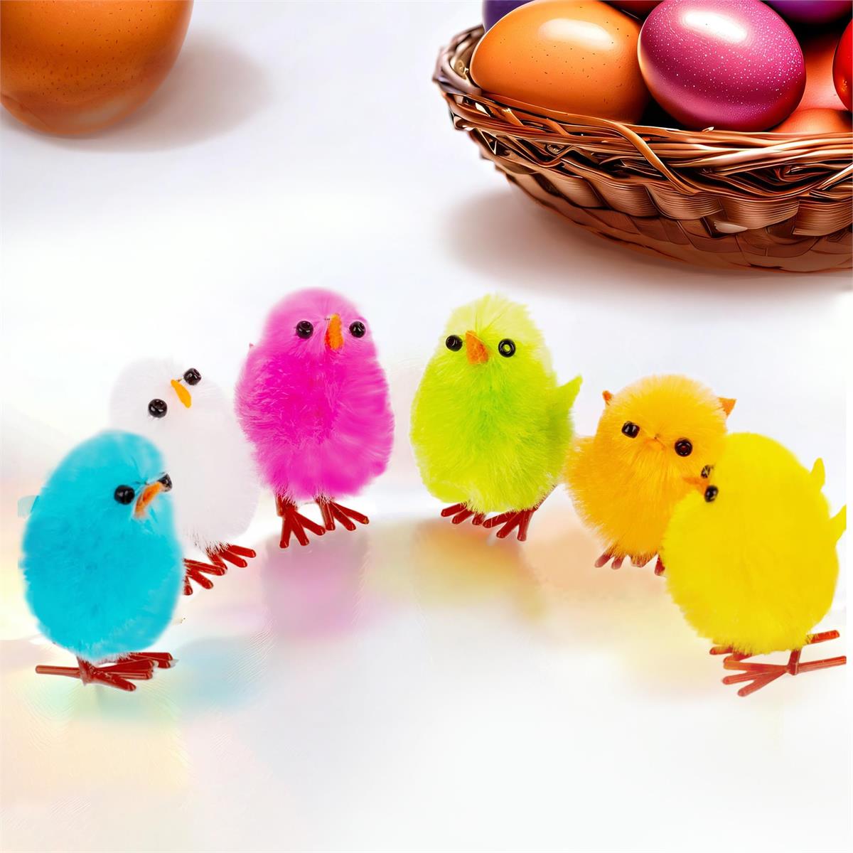 EASTER CHICKS CHENILLE 12pk