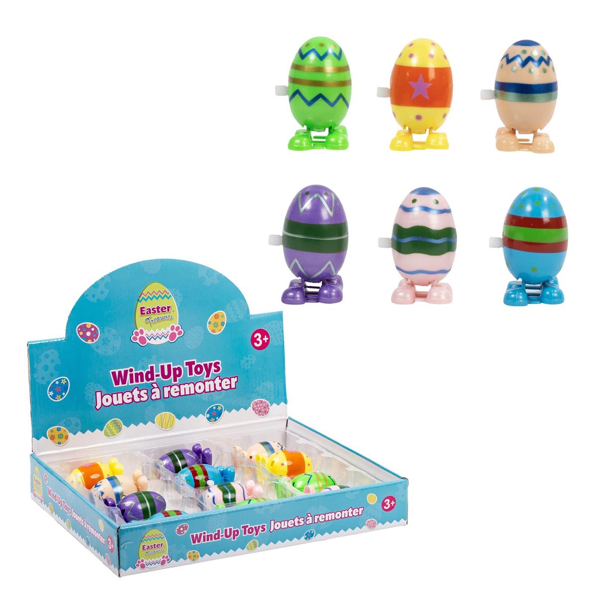 EASTER WIND UP RACING TOY