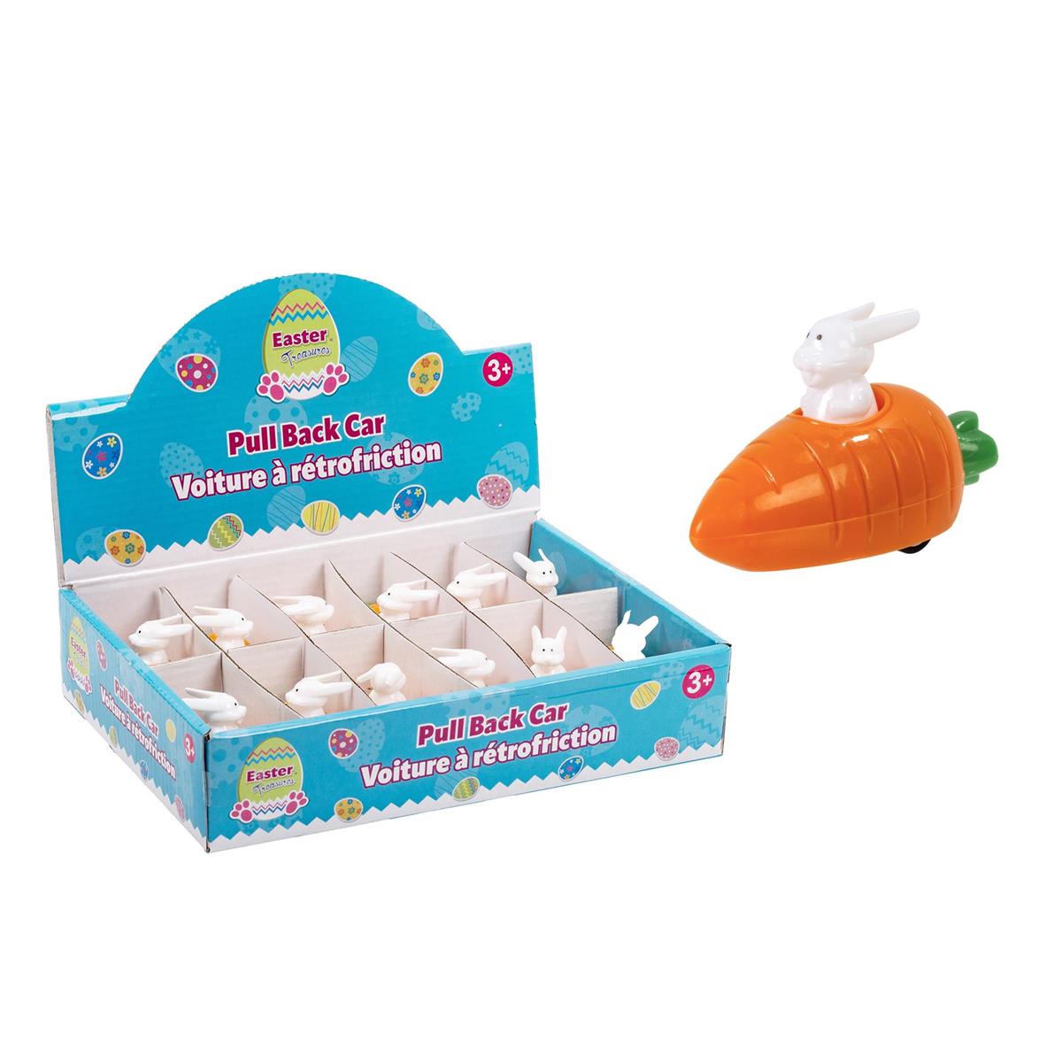 EASTER PULL BACK CARROT CAR