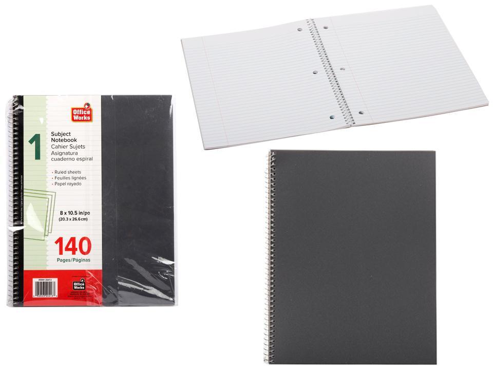 NOTEBOOK PP COVER 8X10.5IN