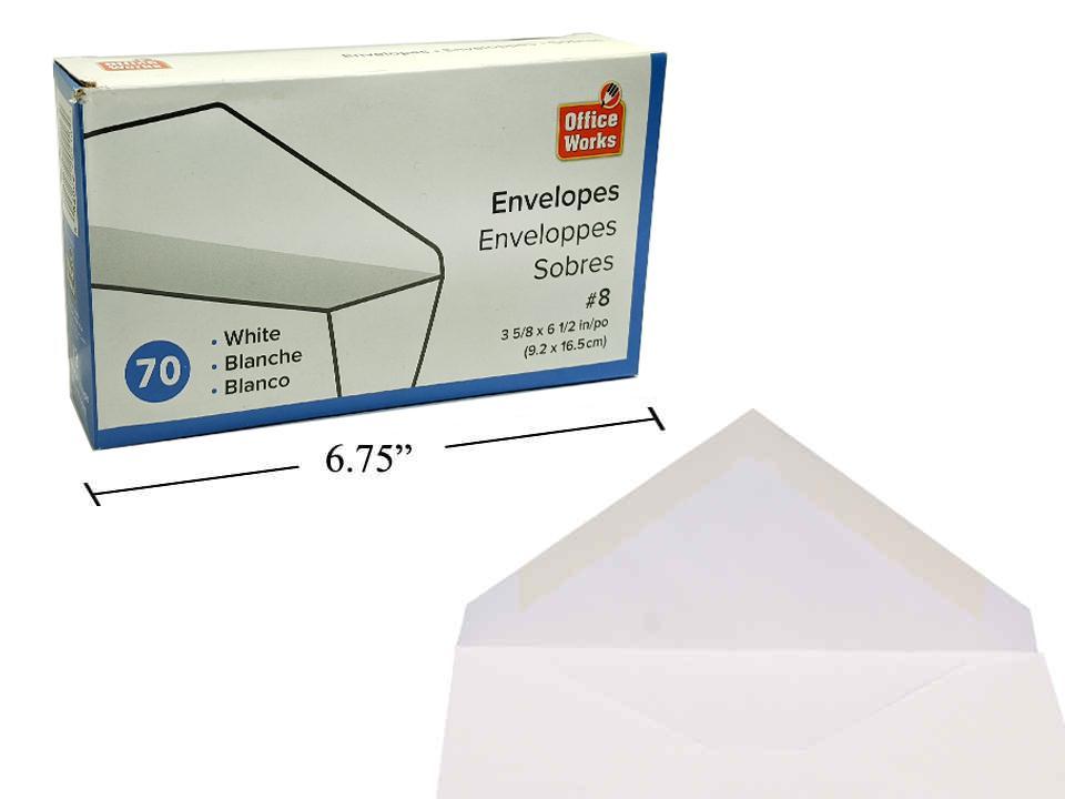 ENVELOPE WHITE No8