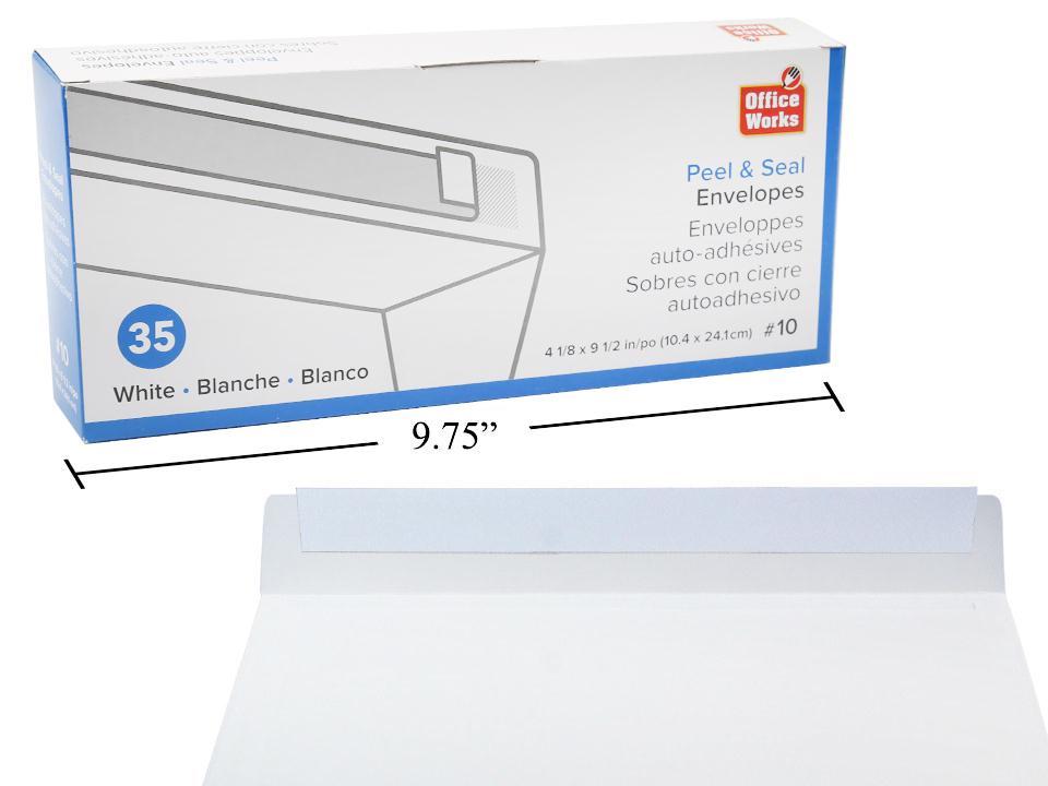 ENVELOPES PEEL and SEAL No10