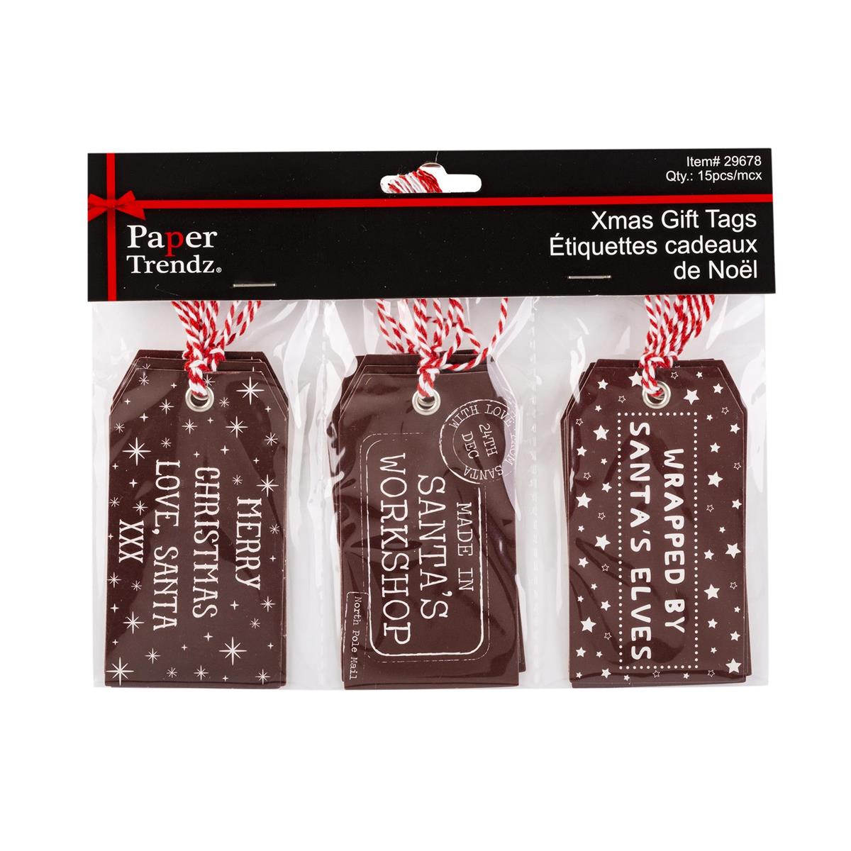 XMAS GIFT TAGS wTEXT