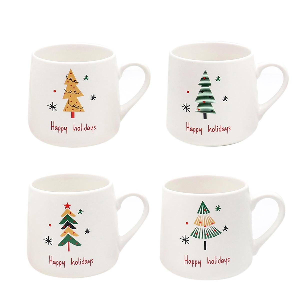 XMAS MUG wTREE 16oz