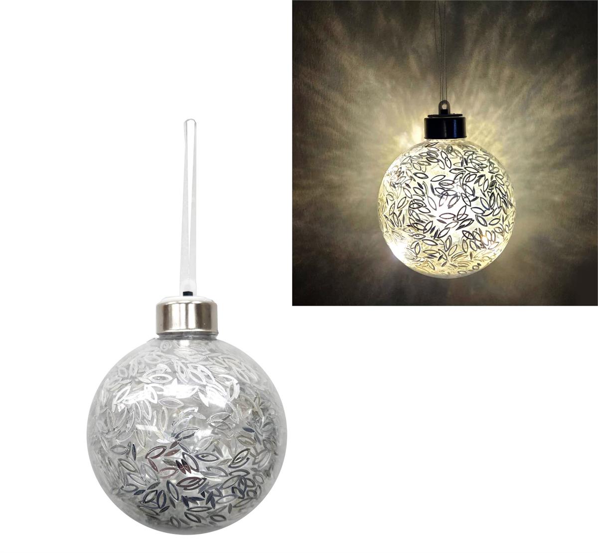 TREE ORN BALL LIGHT UP 4in