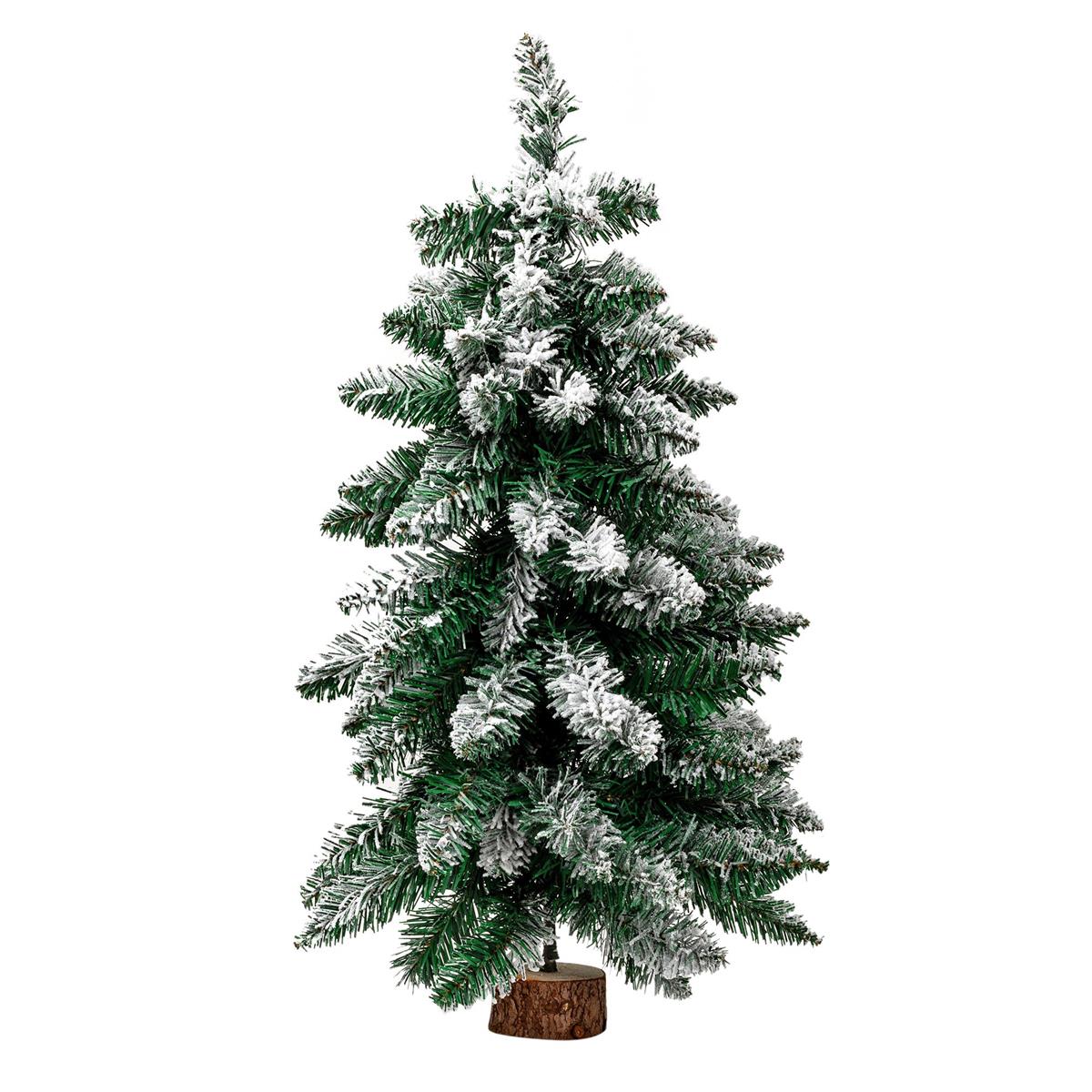 SNOW TIPPED TREE wLED 27in