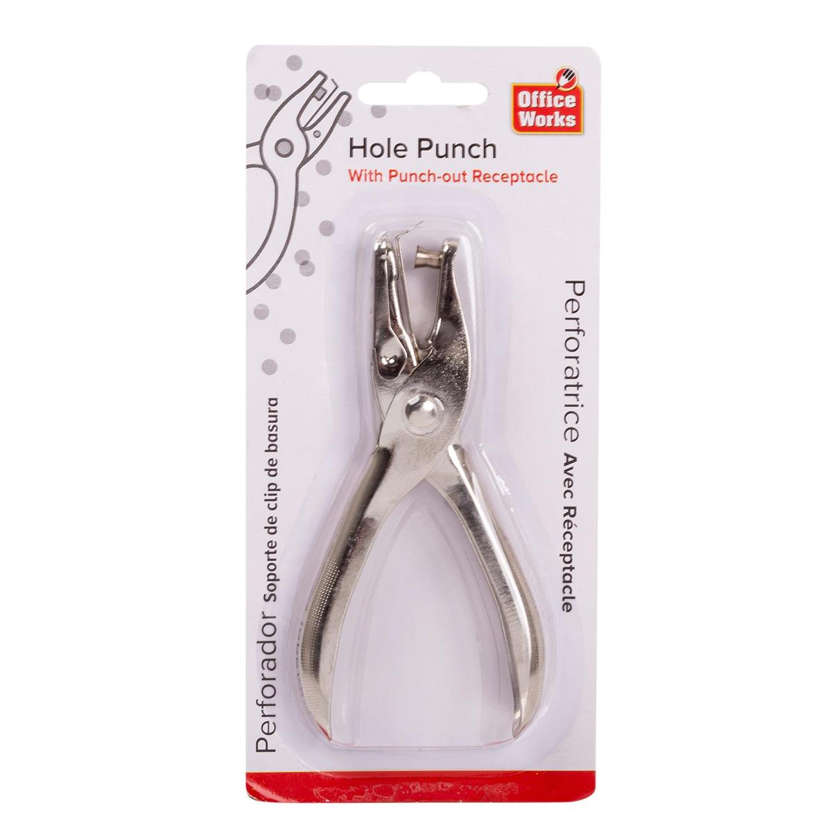 ONE HOLE PUNCH WITH CATCHER