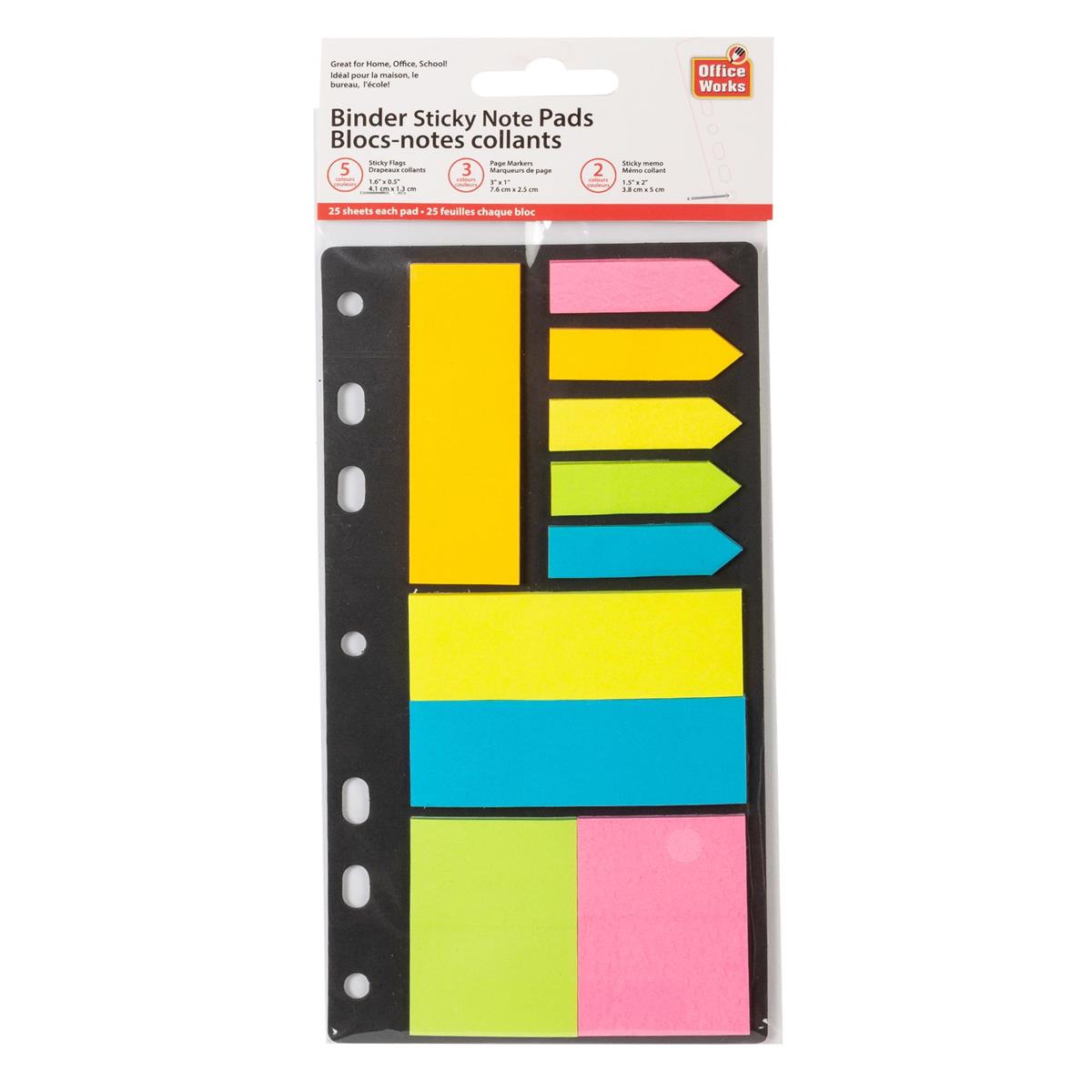 STICKY NOTES MULITPACK 3 SIZE