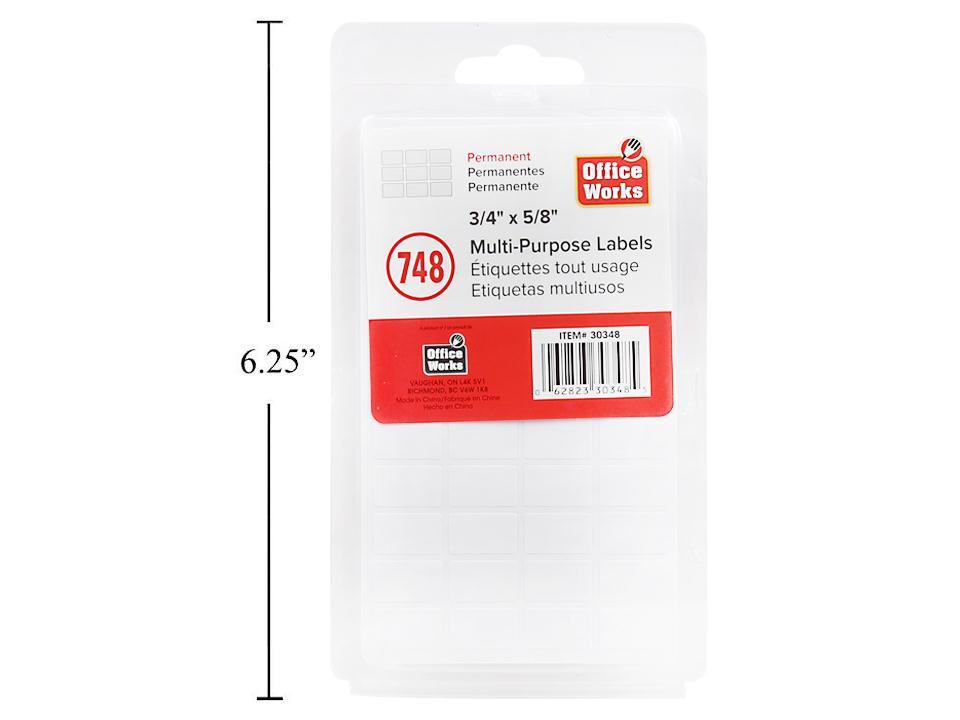 MULTIPURPOSE LABEL 748PK