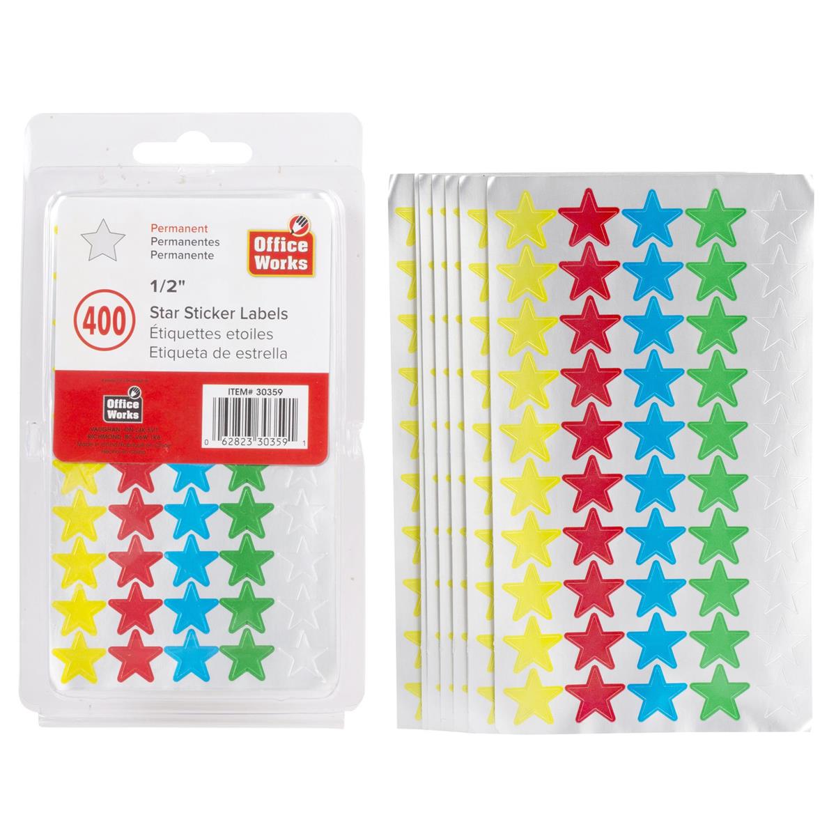STAR LABELS 400PK