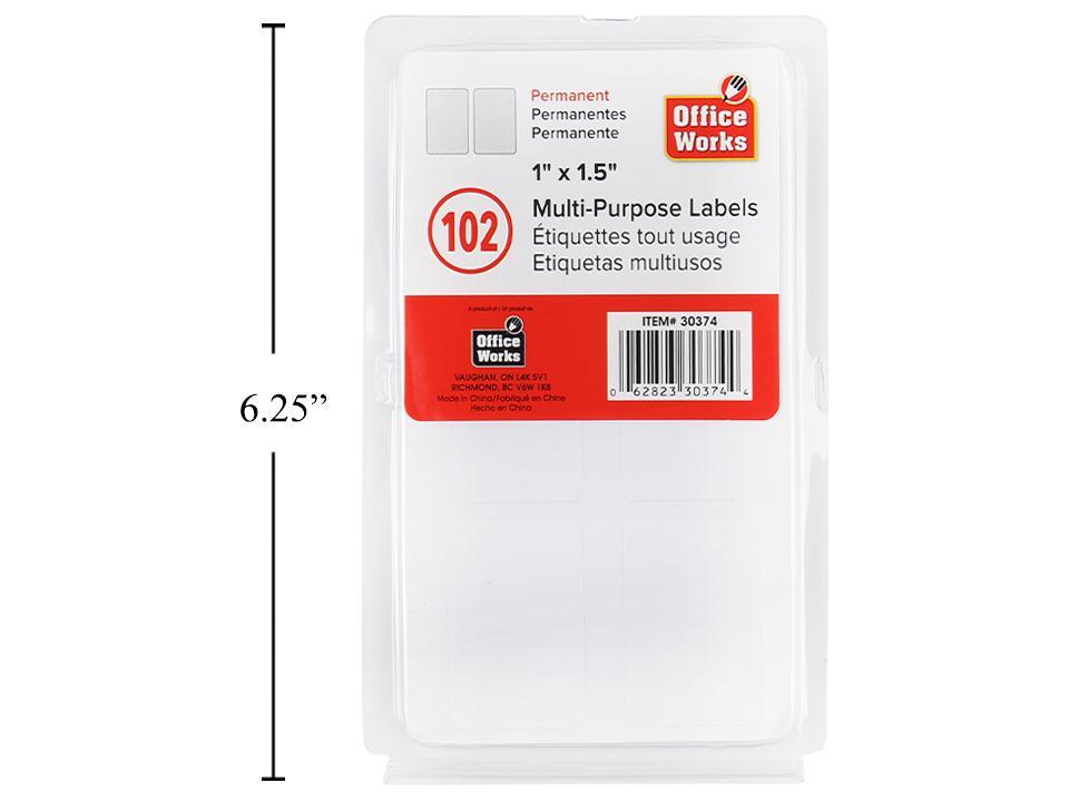 LABELS 102PK