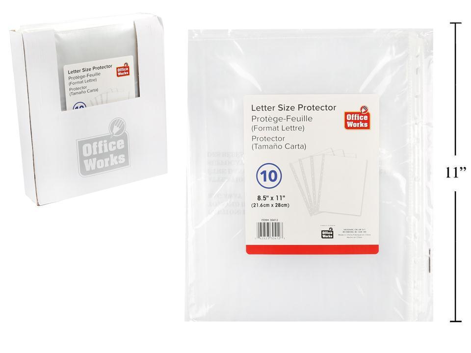 SHEET PROTECTORS 10PK
