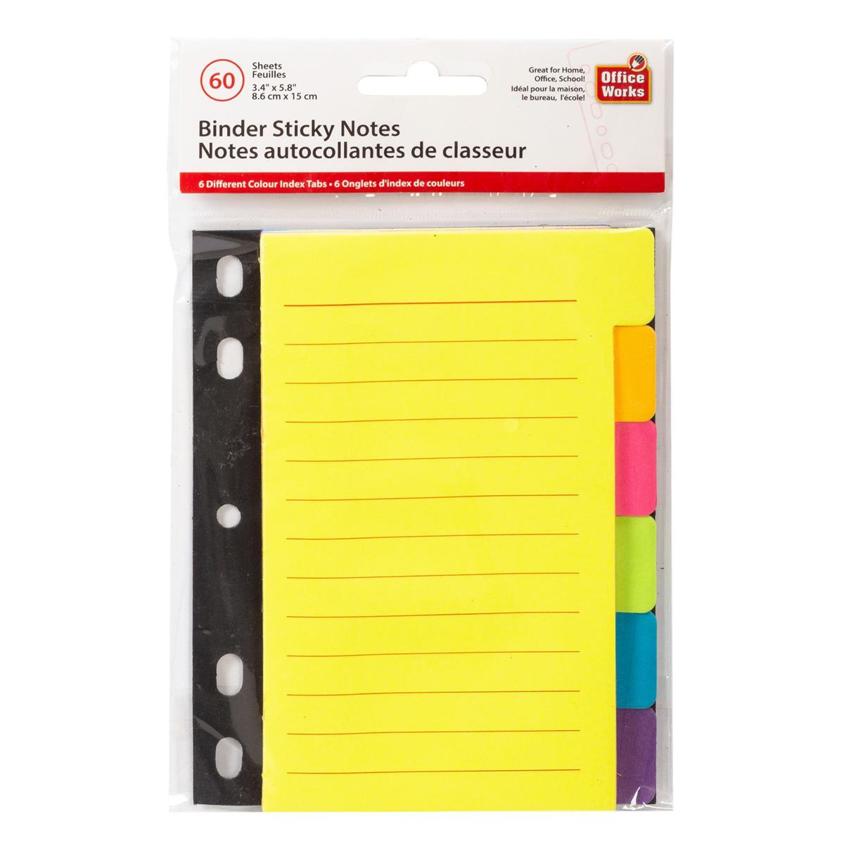 BINDER STICKY NOTES wTABS