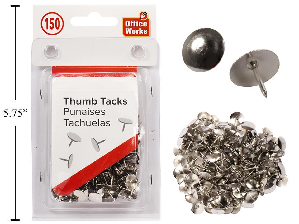 THUMB TACKS METAL 150PK