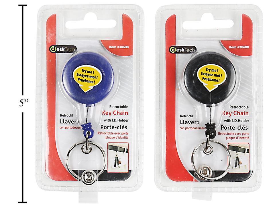 RETRACTABLE KEYCHAIN ID HOLDER
