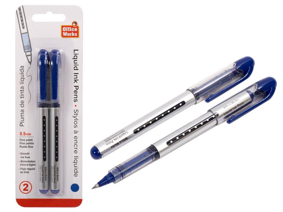PENS LIQUID INK 2PK
