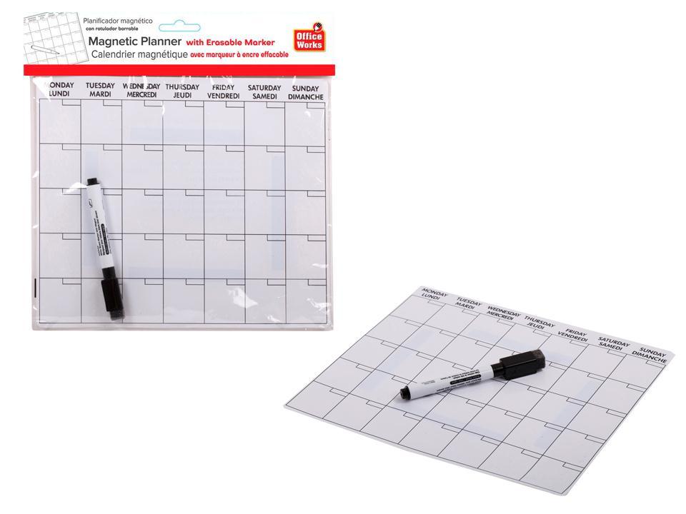 MAGNETIC PLANNER wMARKER