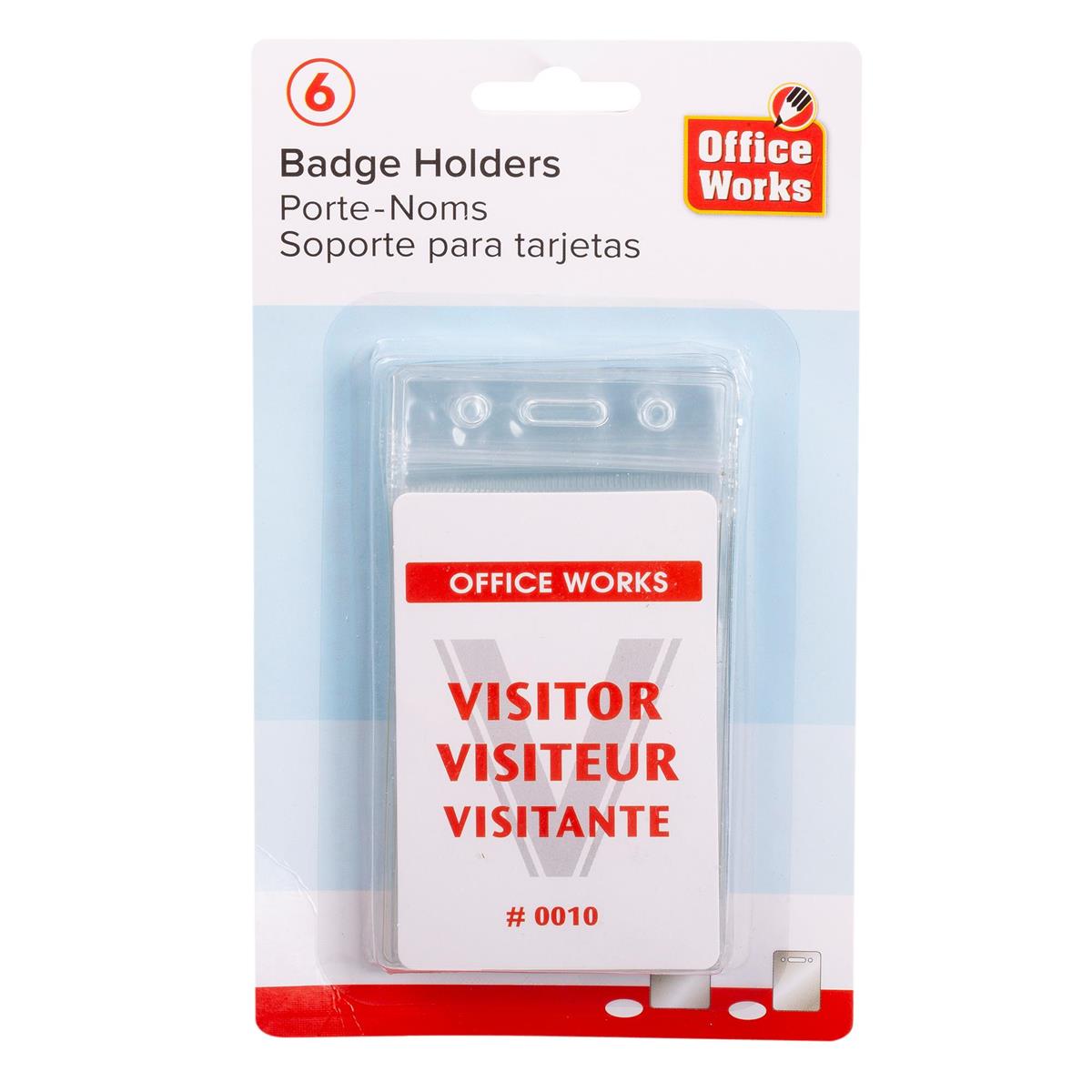 VERTICAL BADGE HOLDERS