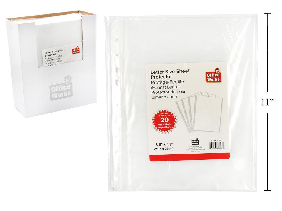 SHEET PROTECTOR 25PK