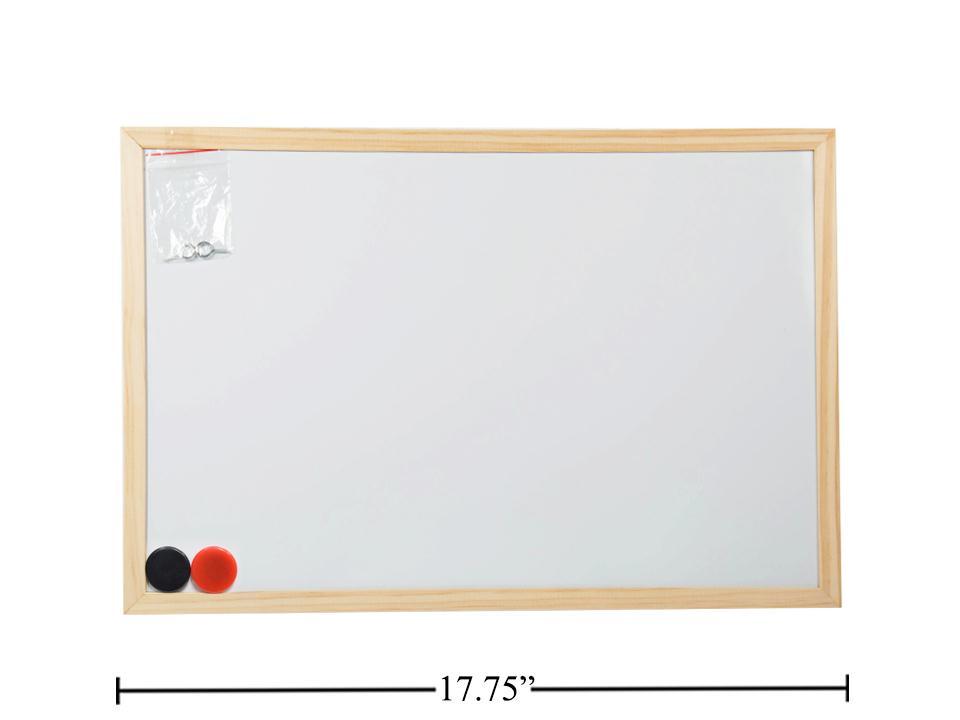 MAGNETIC WHITE BOARD 12X18IN