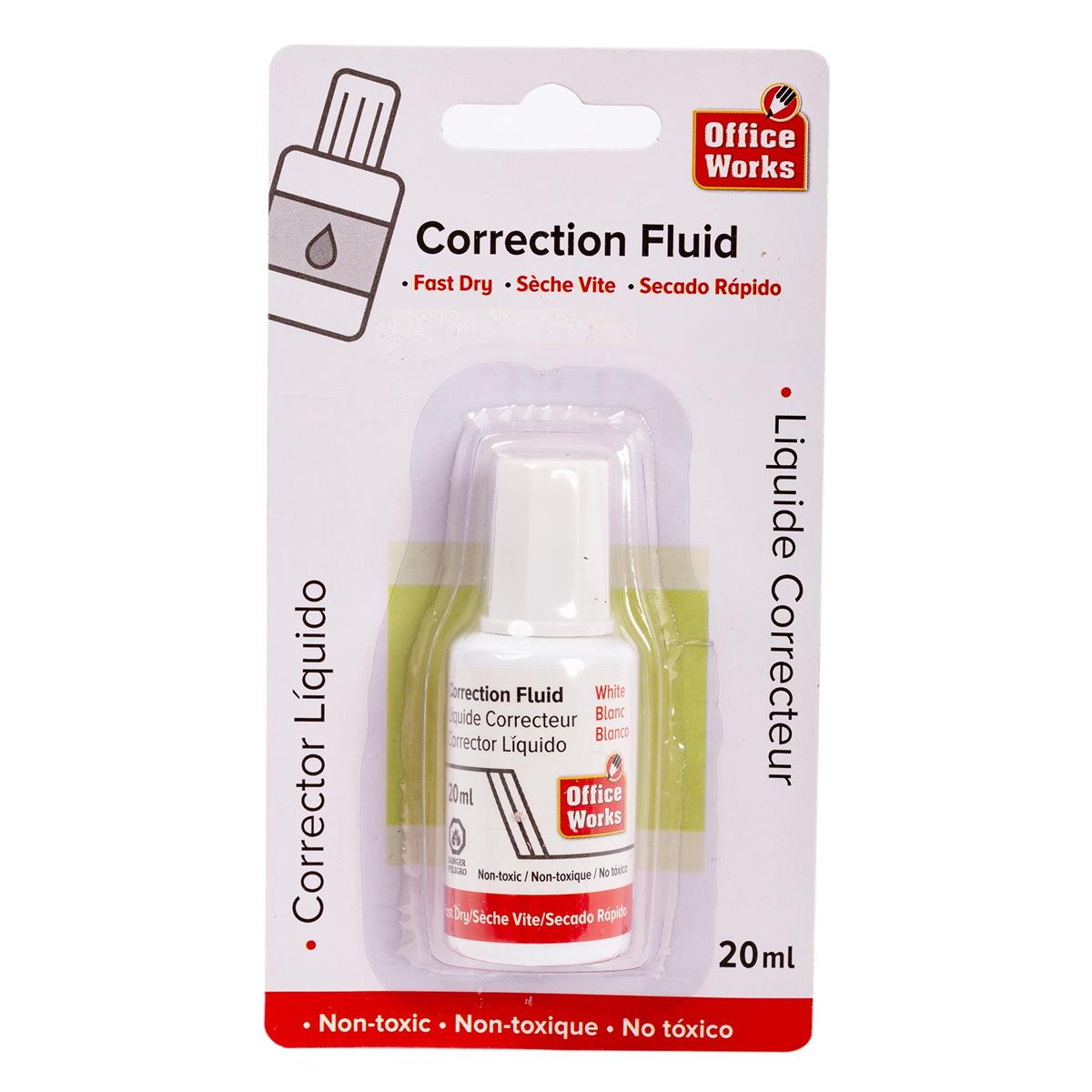 CORRECTION FLUID 2PK 20ML