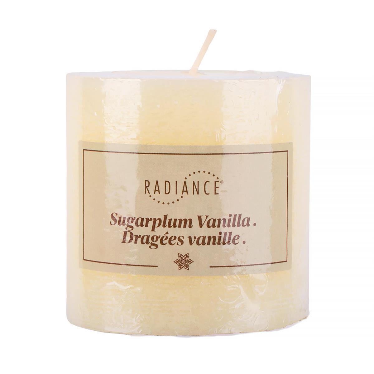 PILLAR SUGARPLUM VANILLA 3in