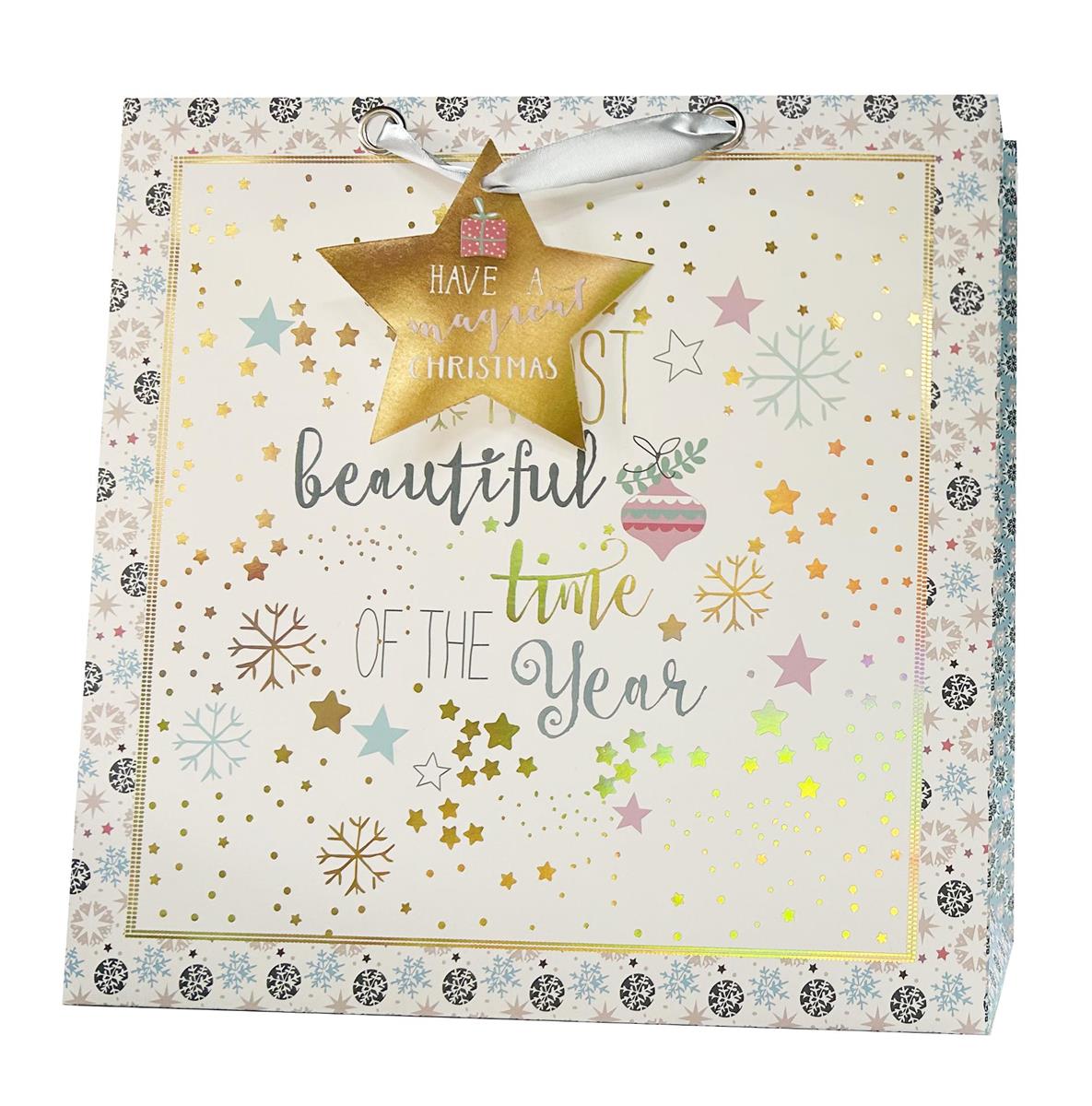 XMAS GIFT BAG wWORDING LG