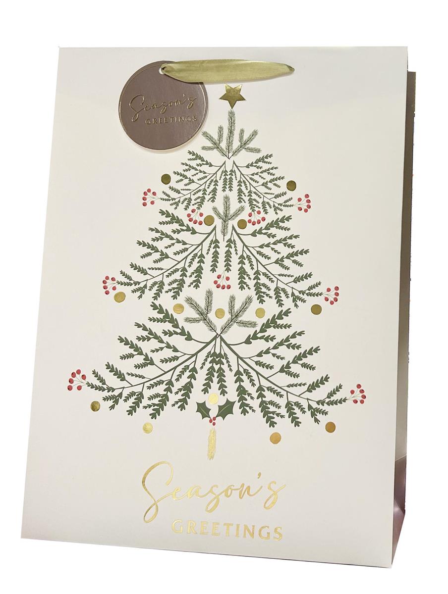 XMAS GIFT BAG wTREE MED