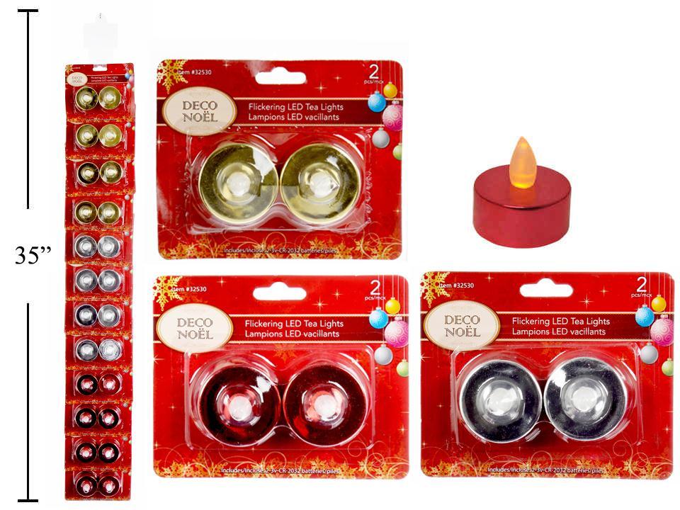 FLICKERING LED TEA LIGHTS