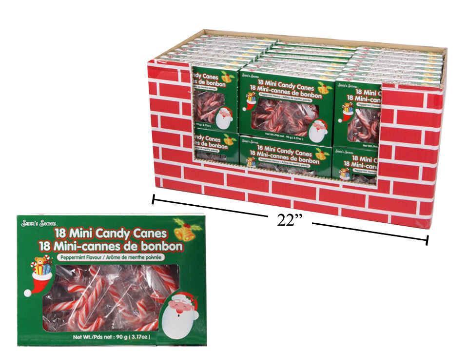 MINI CANDY CANES PEPPERMINT