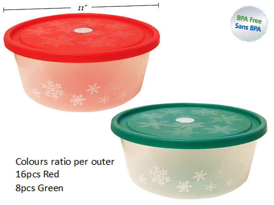 XMAS STORAGE CONTAINER RND