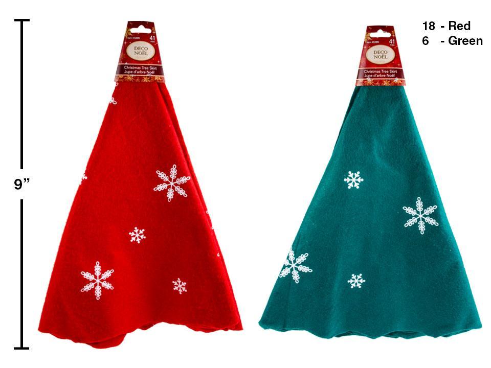 XMAS TREE SKIRT FELT 41in