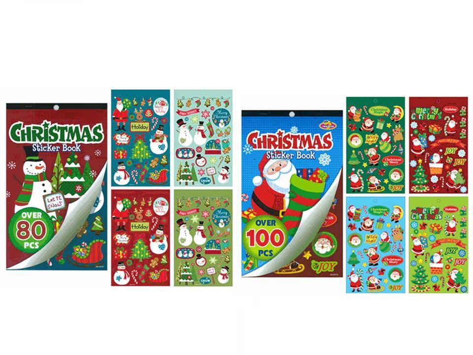 XMAS STICKER BOOK wGLITTER