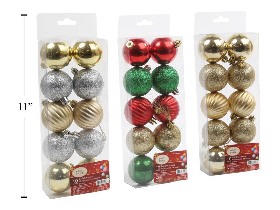 XMAS BALL ORN 50MM