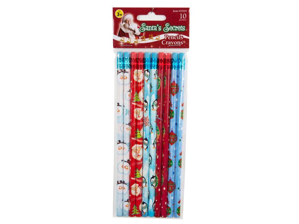CHRISTMAS PENCILS 10pk