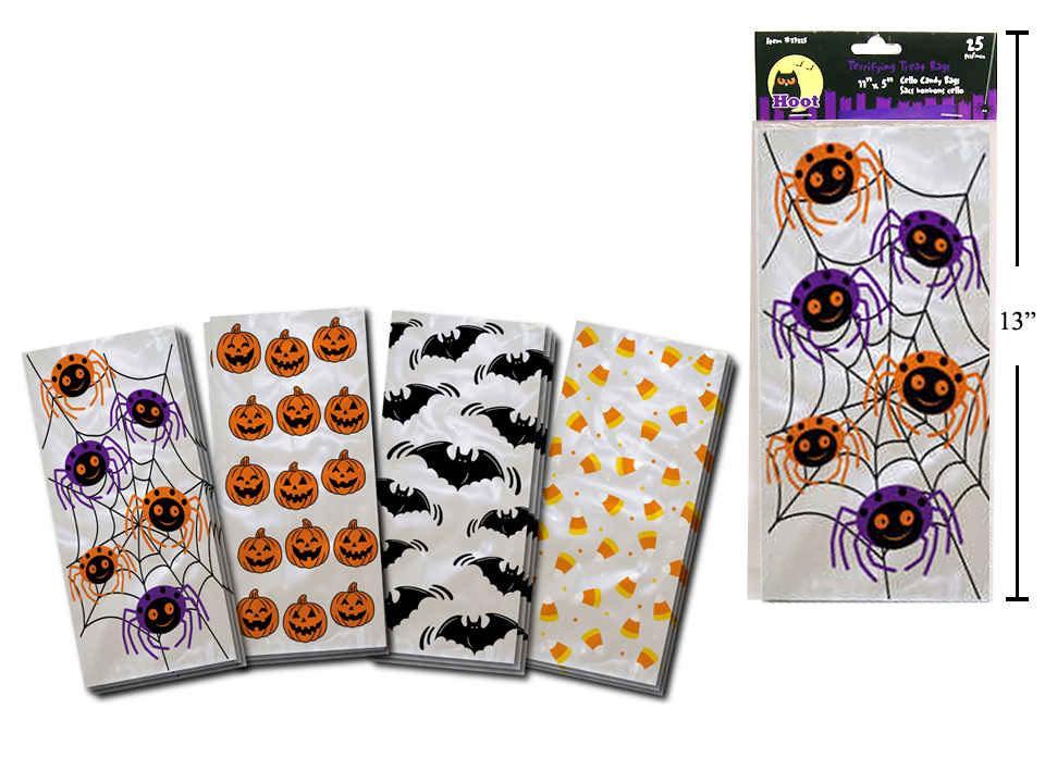 HWEEN CELLO CANDY BAGS 25pk