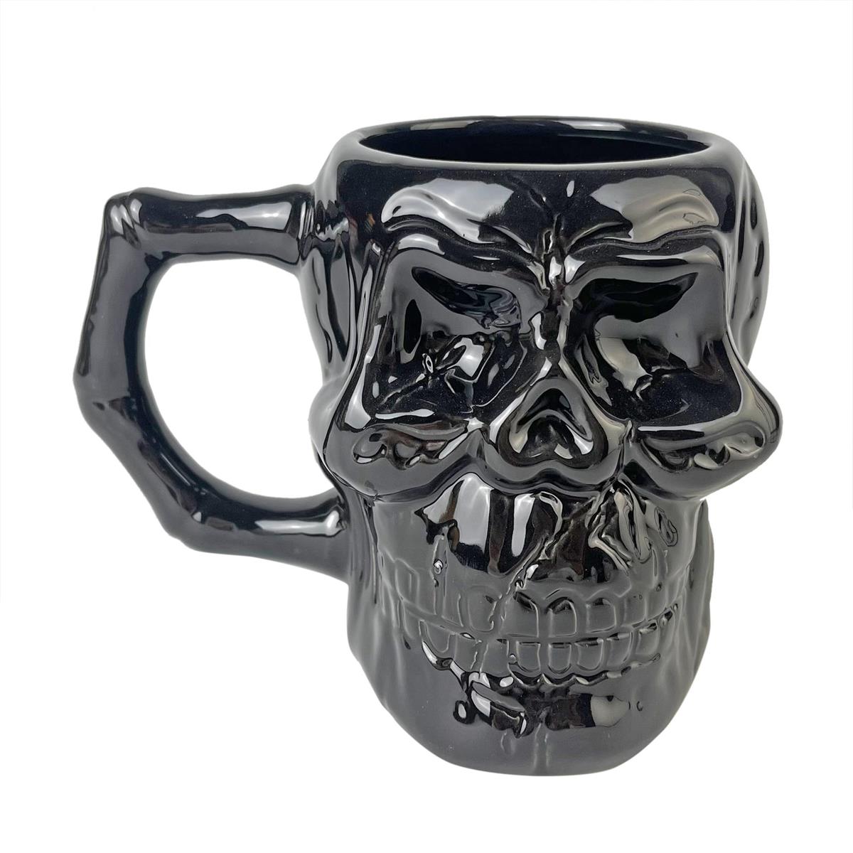 CERAMIC SKULL MUG