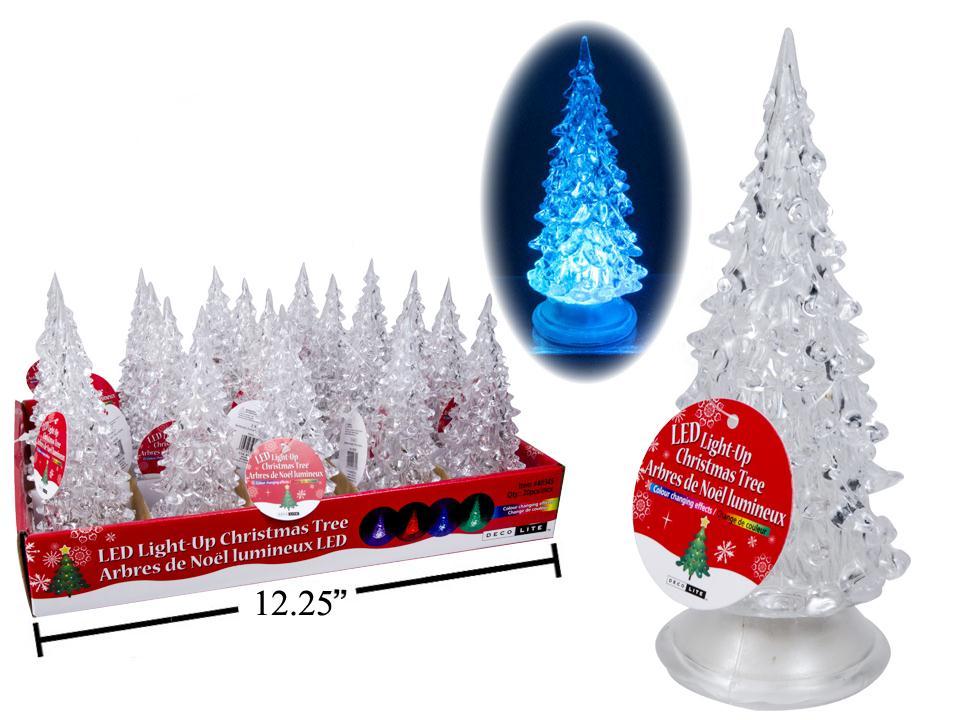 LIGHT UP CLEAR TREE DECO